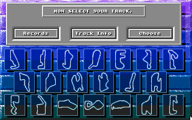 No Second Prize Track Select - Amiga