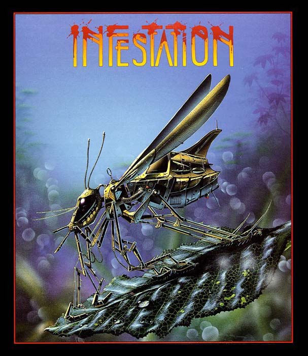 The beautiful Infestation artwork - futuristic robot insects
