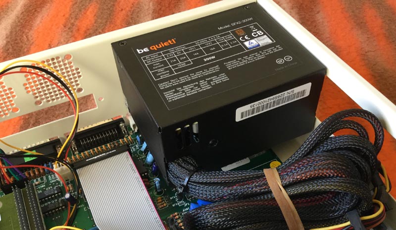 BeQuiet 300W PSU Installed in Checkmate A1500 Plus Case front view