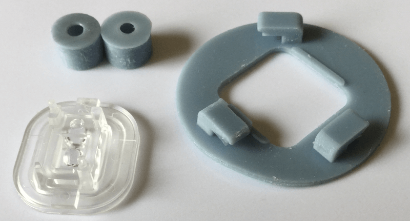 Amiga Laser Tank Mouse - New Plastic Parts